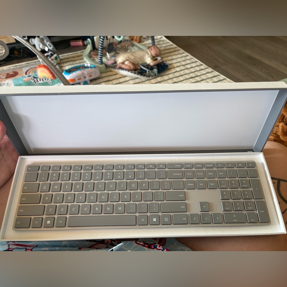 Microsoft surface keyboard and arc mouse